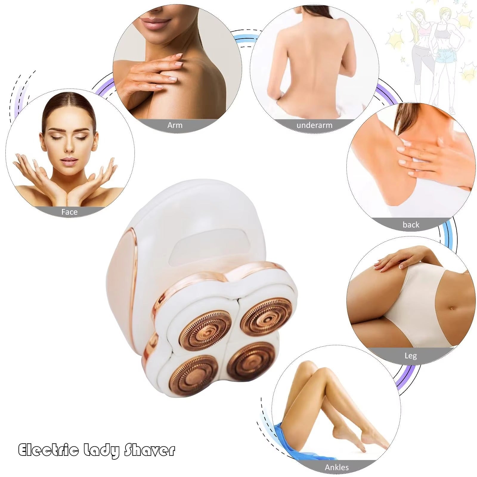 Hair Remover Foot & Body